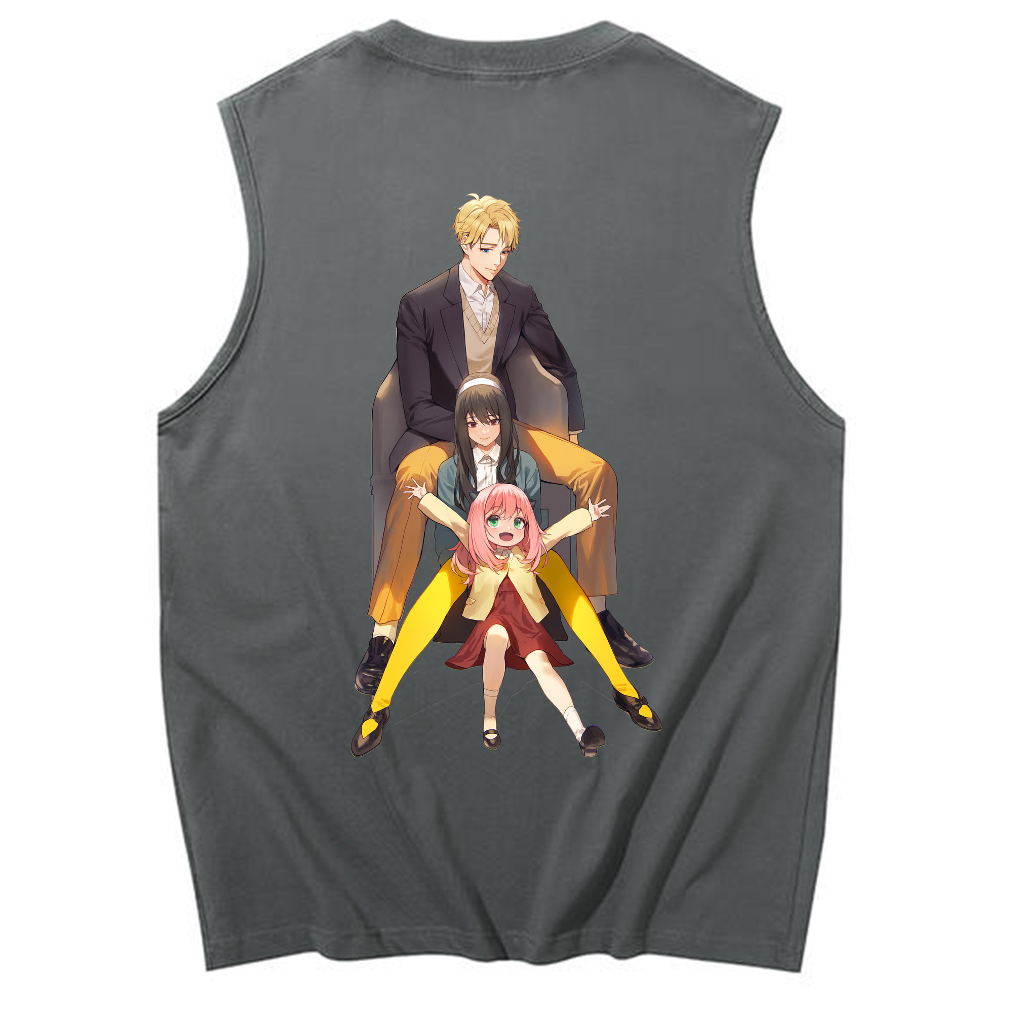 （画像用） SPY×FAMILY间谍家家酒 コットン100％タンクトップ（背面プリント）
